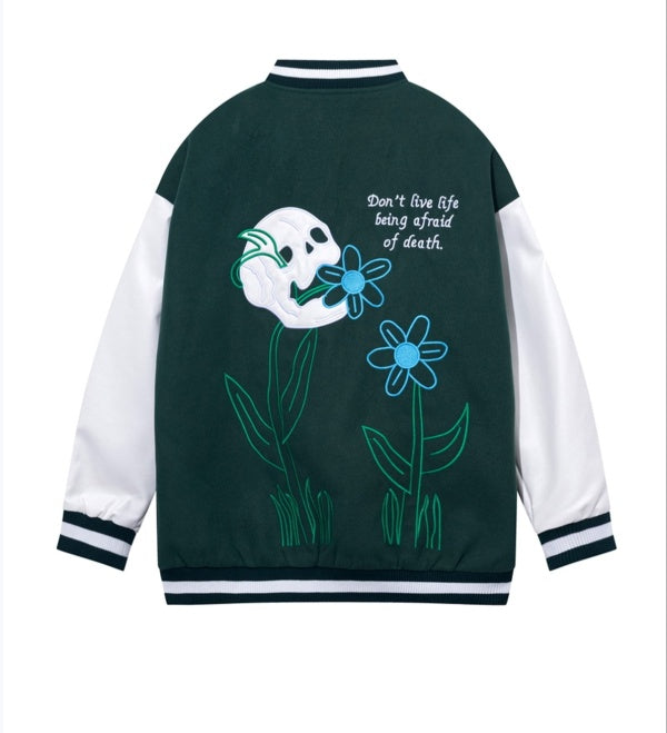 Personalized Embroidery Casual Jacket Couple Fashion Baseball Uniform