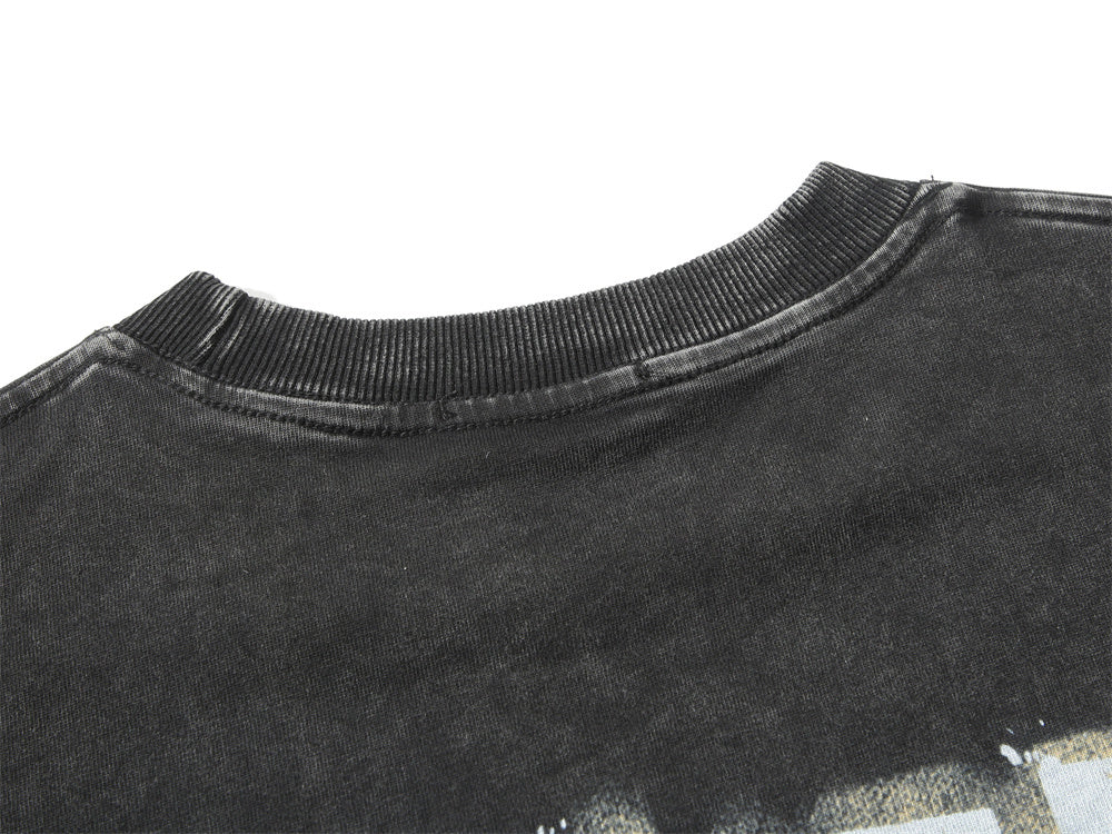 Unisex Summer Round Neck Top