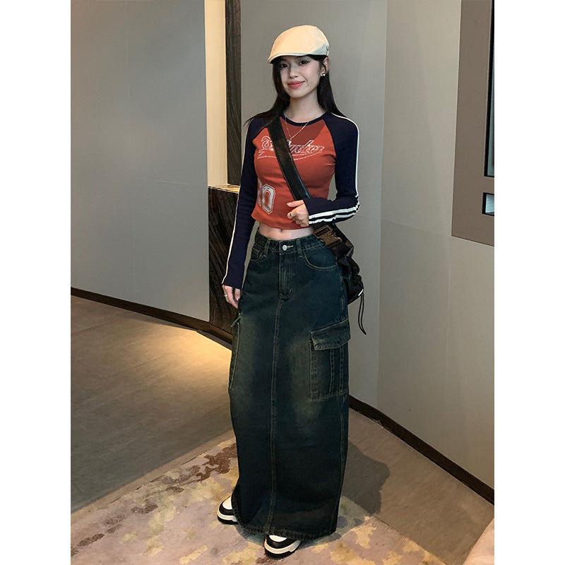 Long Womens Cowboy Skirt