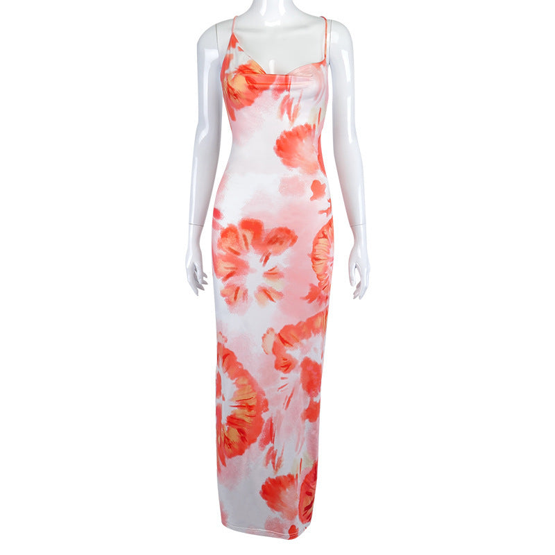 "Autumn Foreign" Womens Sundress