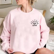 New Round Neck Print Sweatshirt Casual Sports Loose