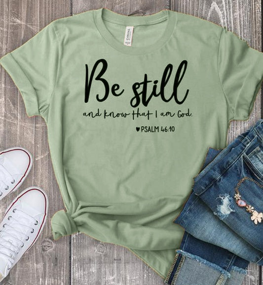"Psalms 46:10" Shirts
