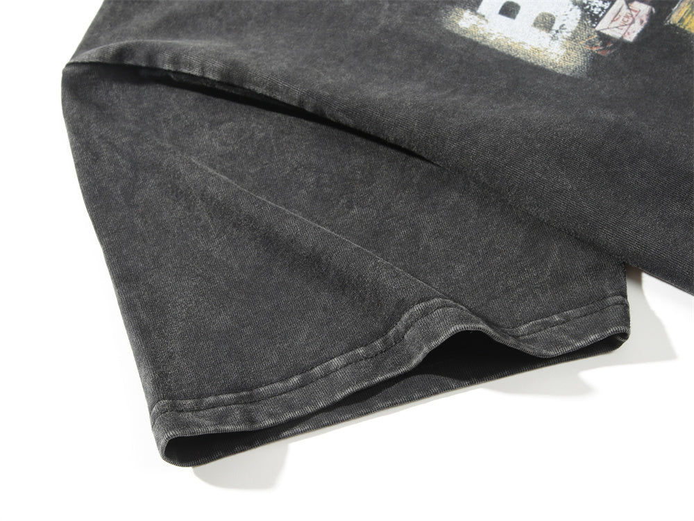 Unisex Summer Round Neck Top
