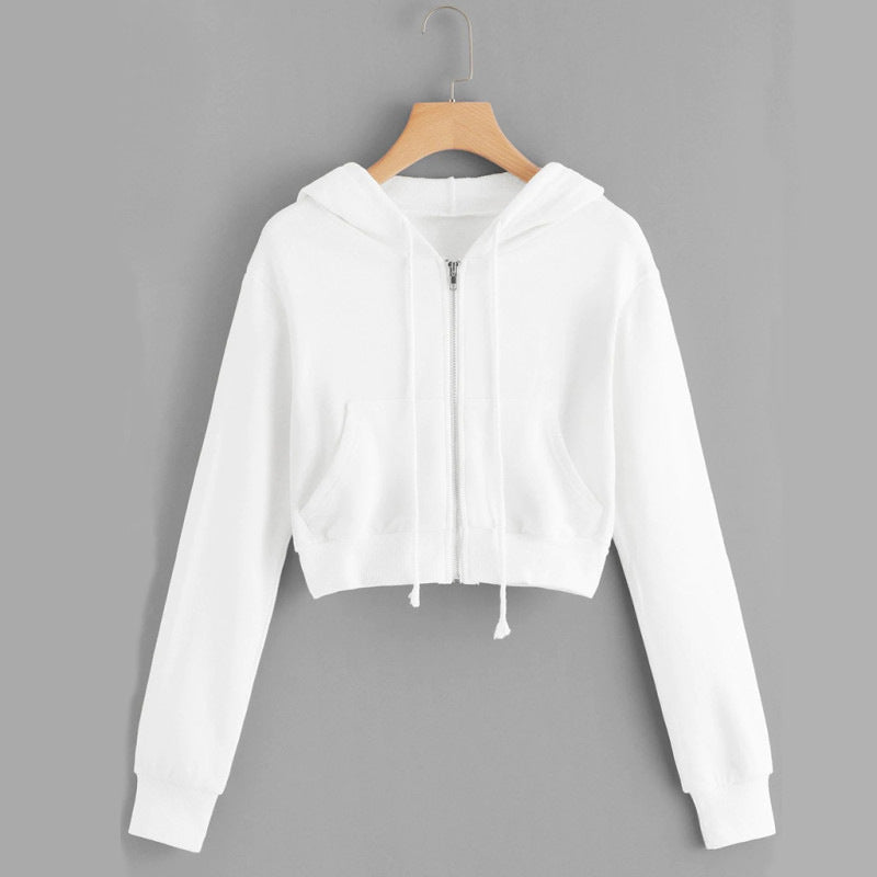 All-Match Cardigan Top Loose Sports Jacket Hoodie