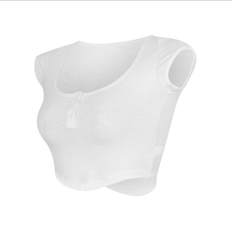 Curved Crop Top Ultra-Short And Thin