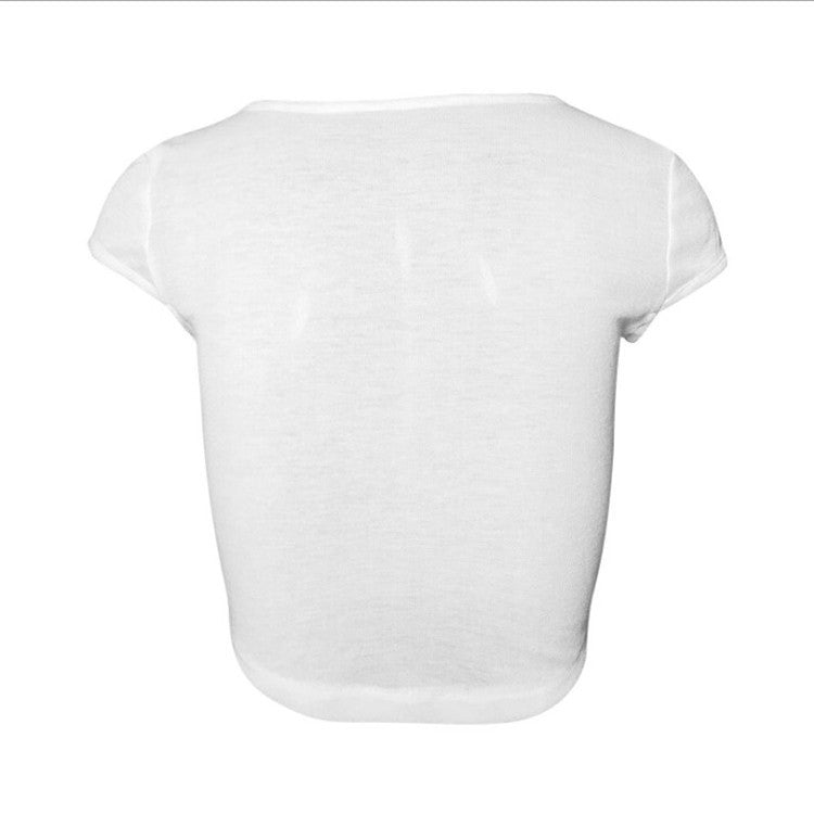 Curved Crop Top Ultra-Short And Thin