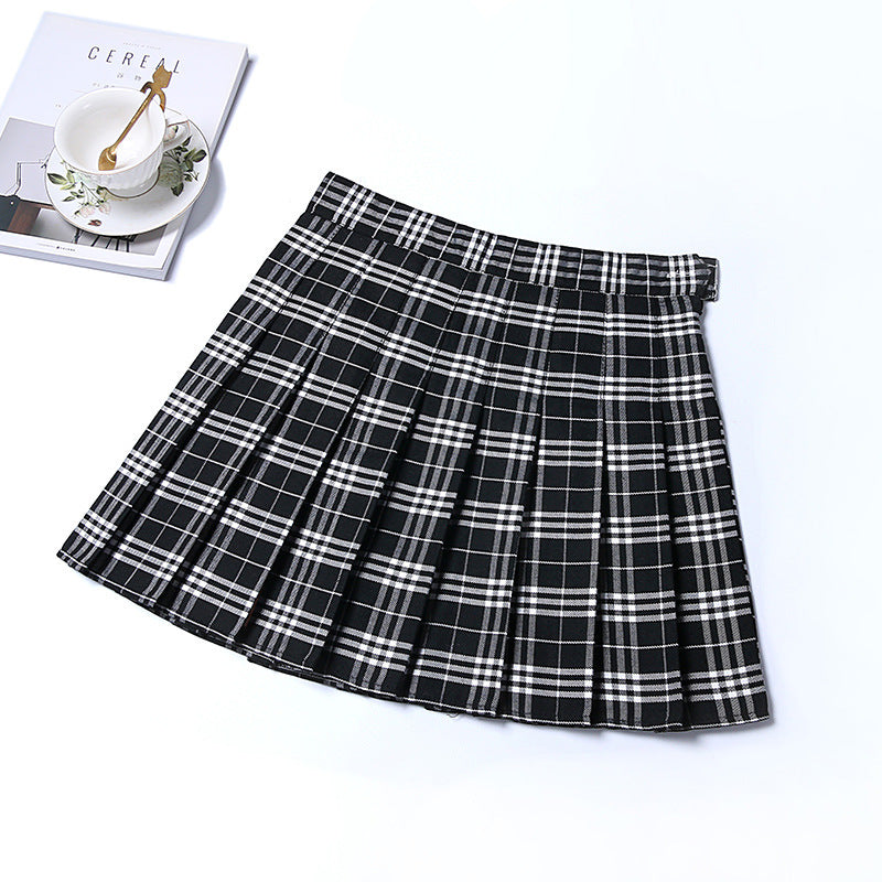 Classic Plaid Uniform Skirt