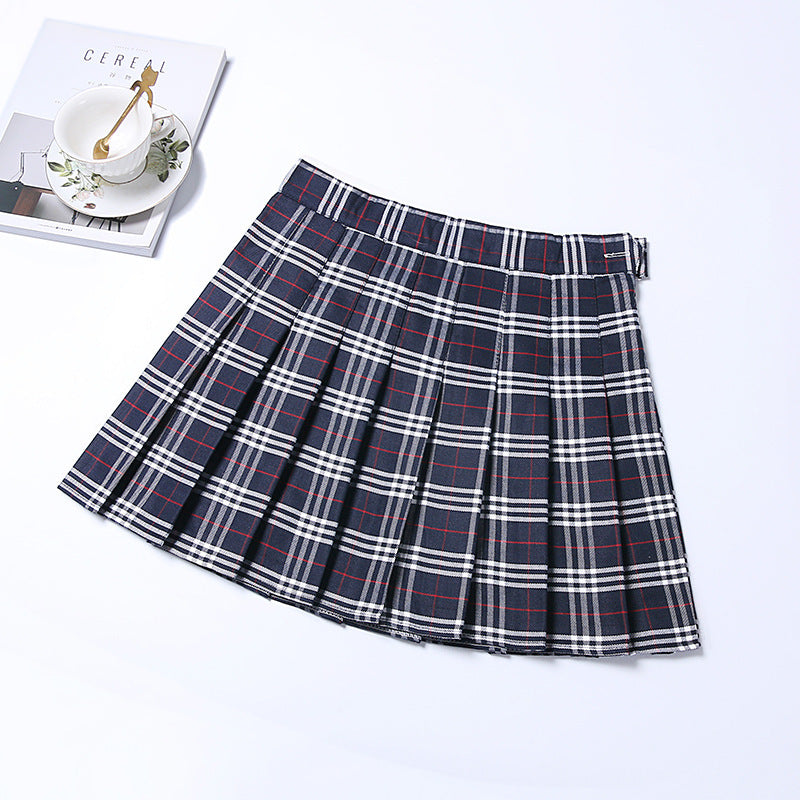 Classic Plaid Uniform Skirt