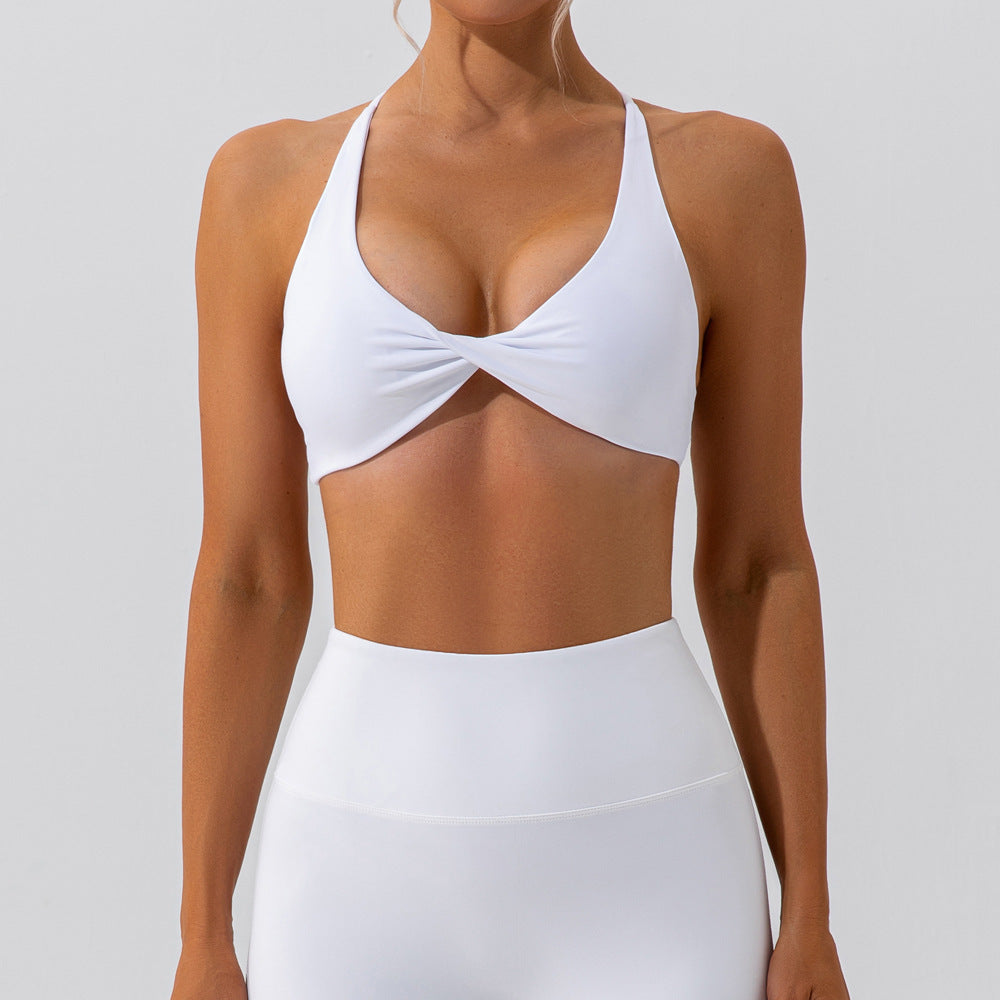 Cross Back Sports Bra Fashion