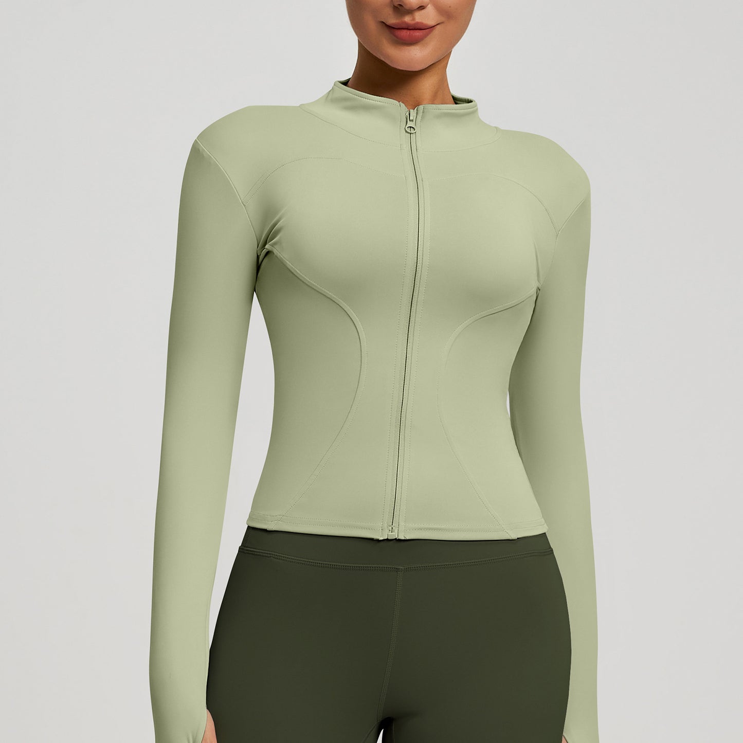 Fashion Casual Slim-fit Yoga Wear Women's Coat