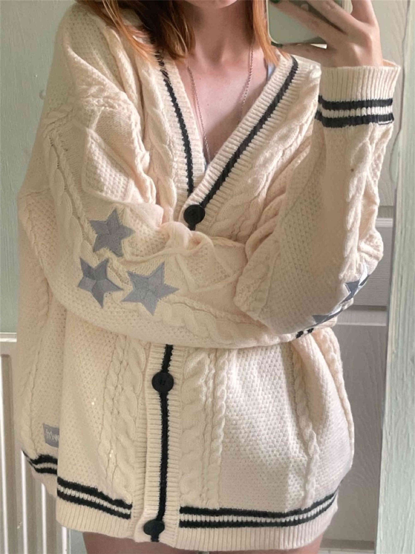 Solid Color Long Sleeve Cardigan