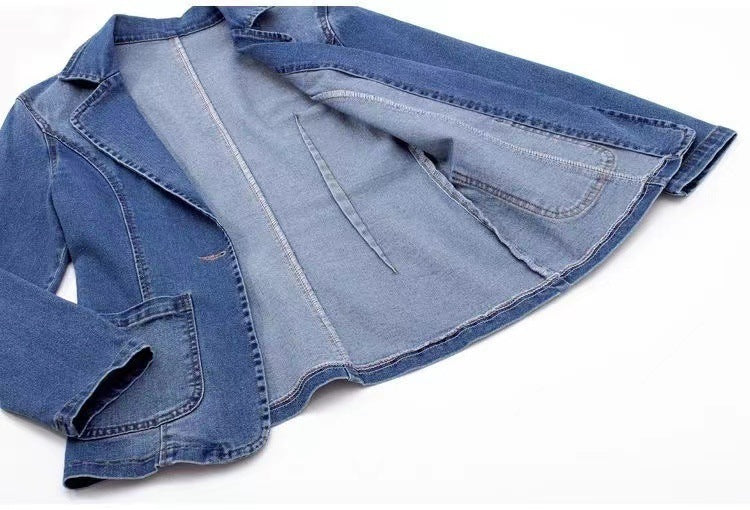 Denim Button Top Jacket