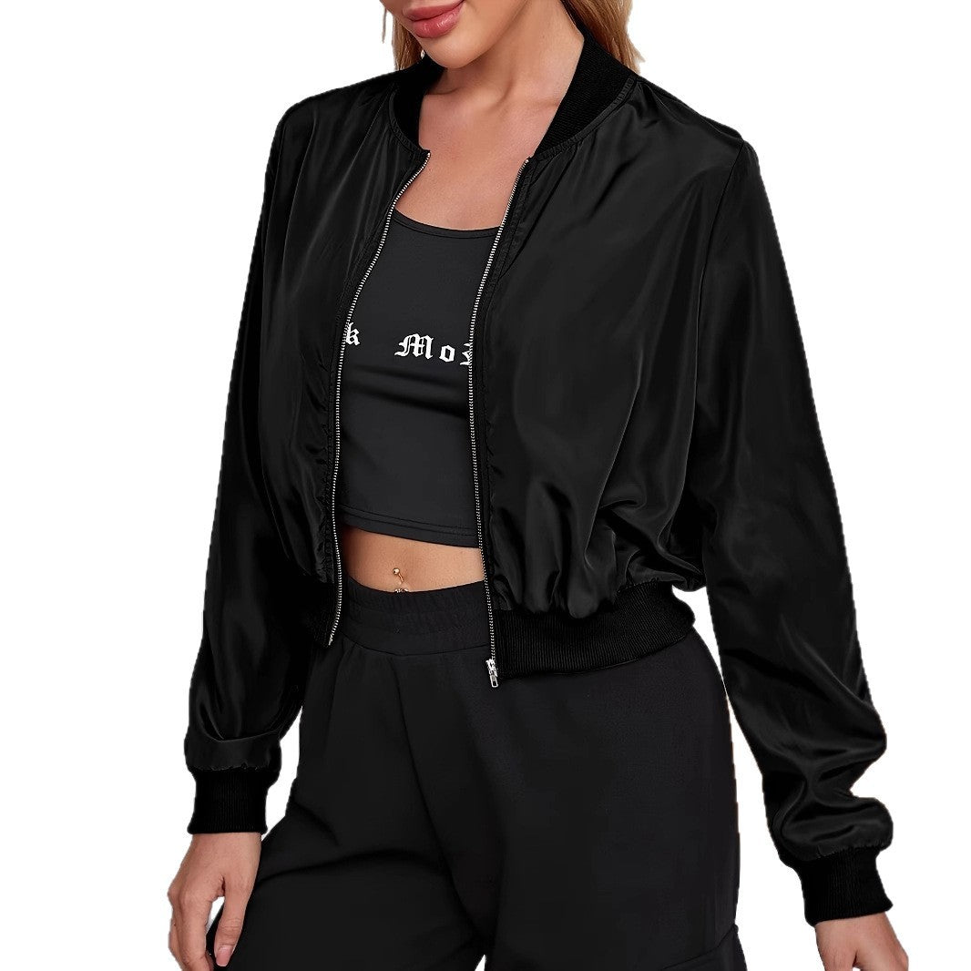 Casual Jacket Niche Zipper Women's Long Sleeve