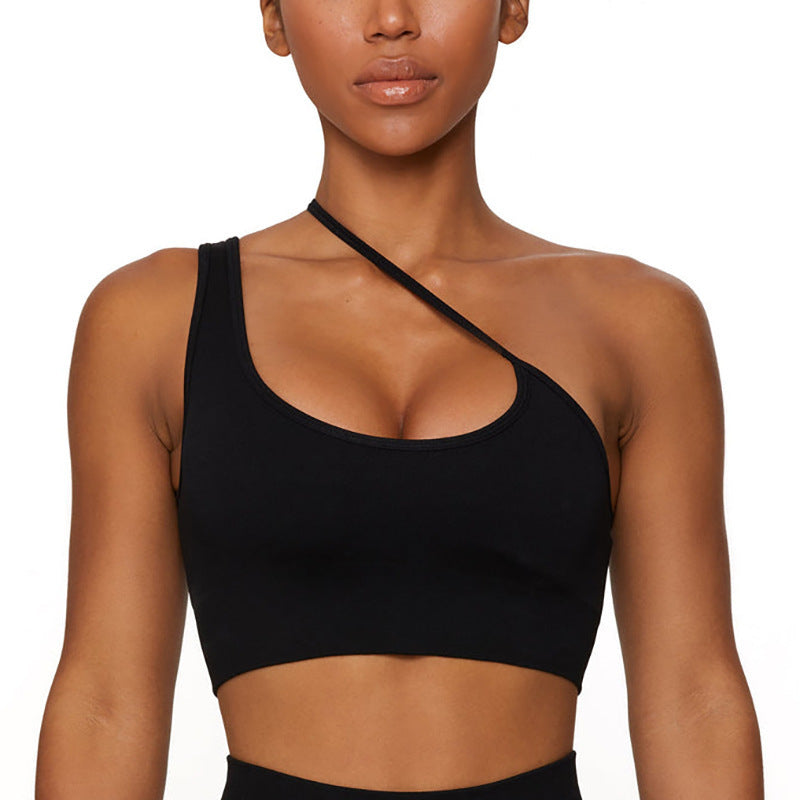 Seamless Solid Color Knitted High Elastic Sports Yoga Wear