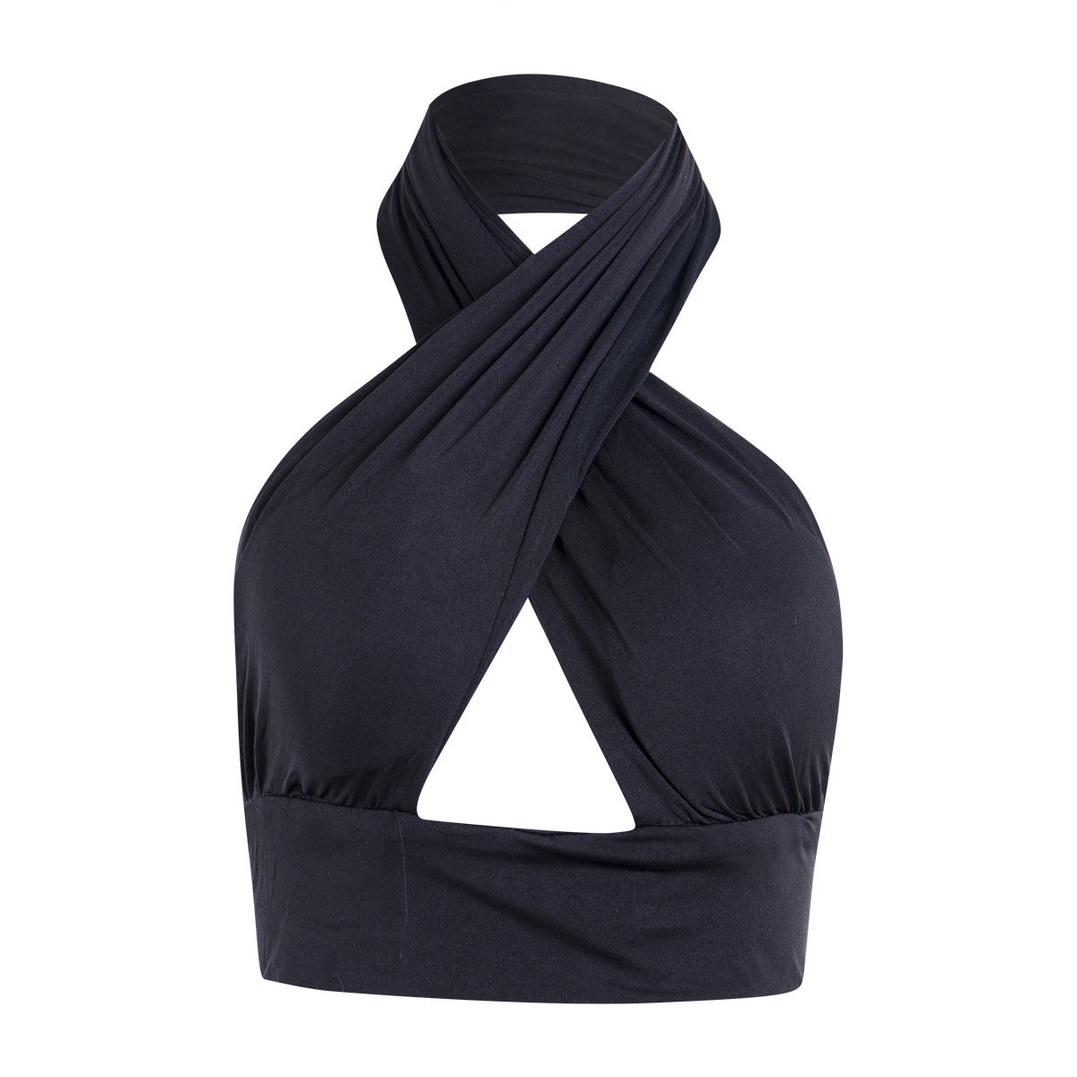 Women Halter Neck Backless Shirt