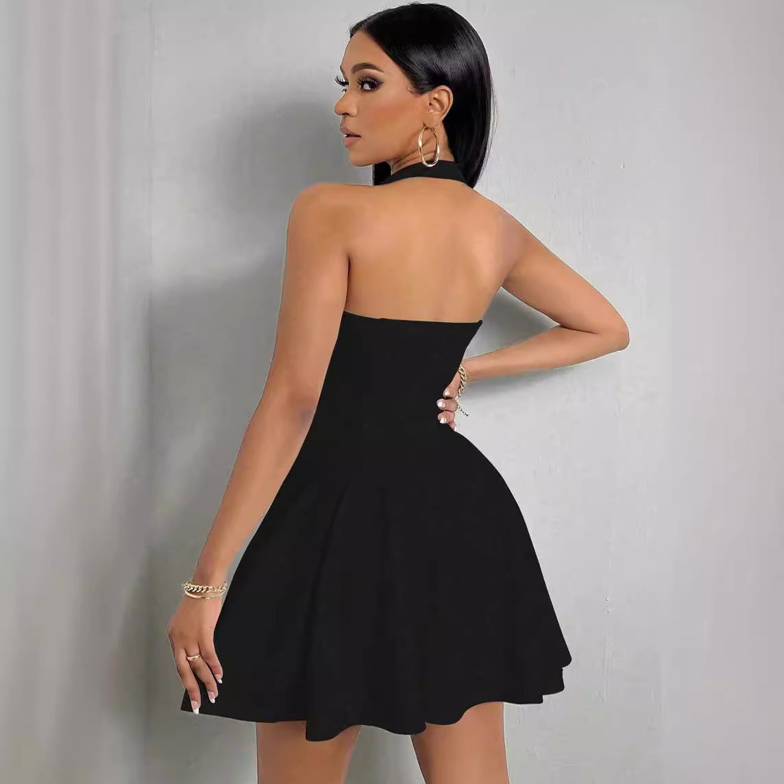 Women's "Midnight Black" Dress