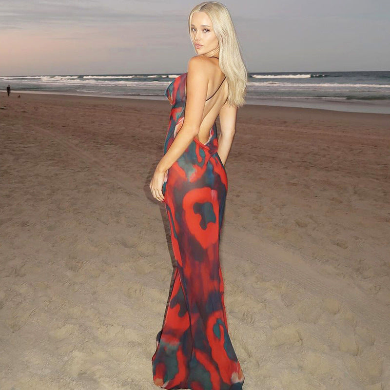 Long Dress Sexy Backless Fashion Dress