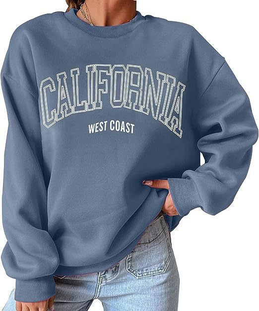 Women's "California" Print Sweatshirt
