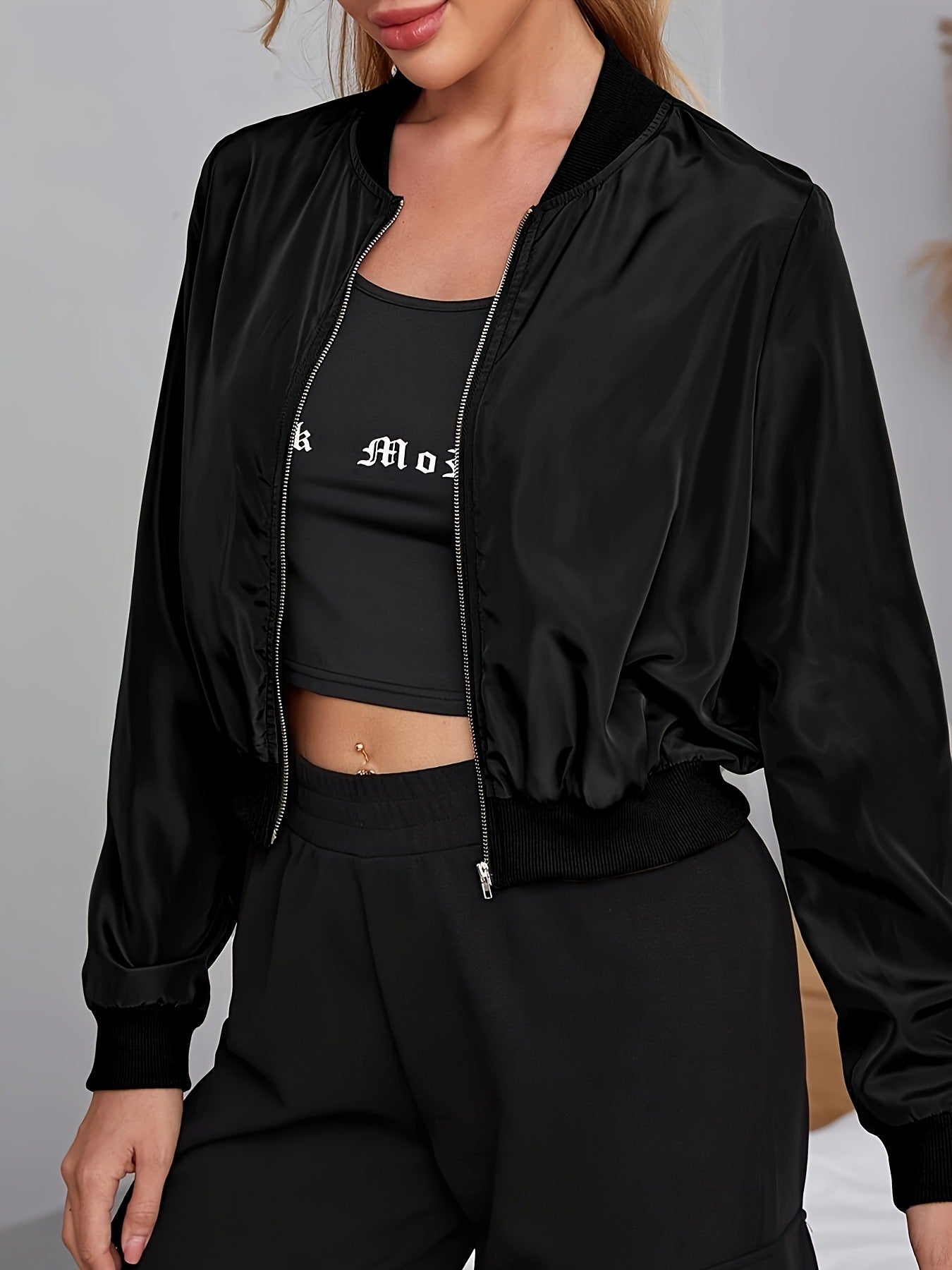 Casual Jacket Niche Zipper Women's Long Sleeve