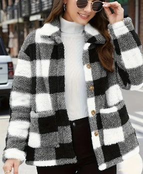 Coat Pocket With Long Sleeve Winter Fashion Casual Coat
