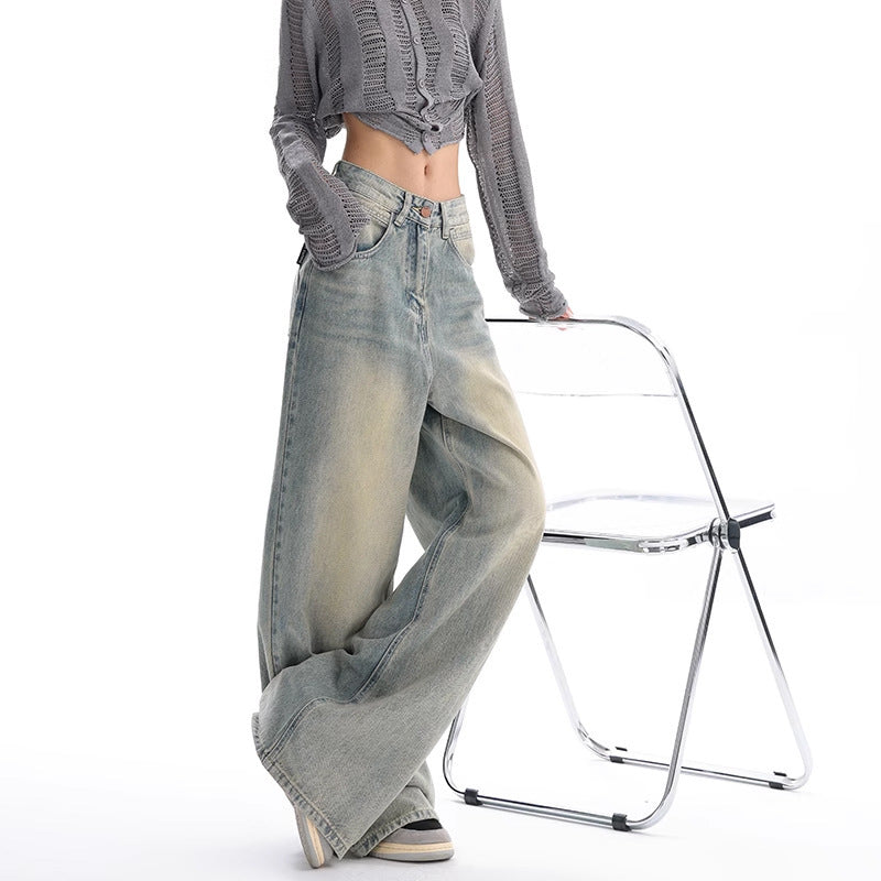 Denim American Wide Leg Pants