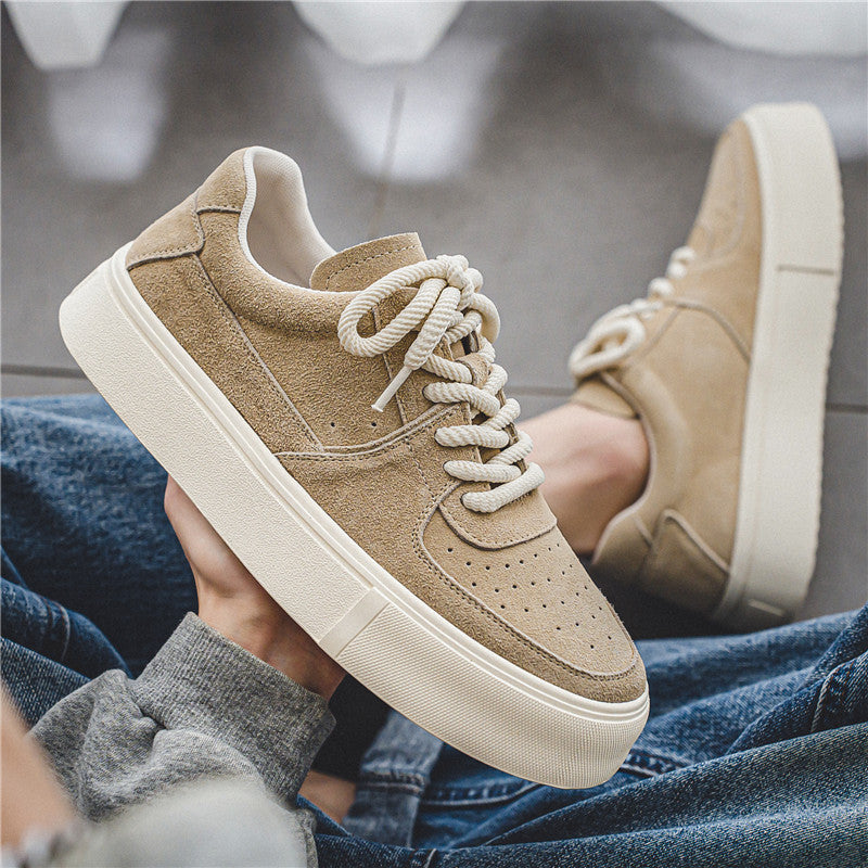 Casual Lace-up Suede Shoes