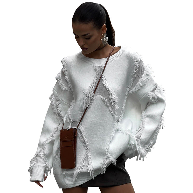 Women's Vintage Sweater Loose And Idle Knitted
