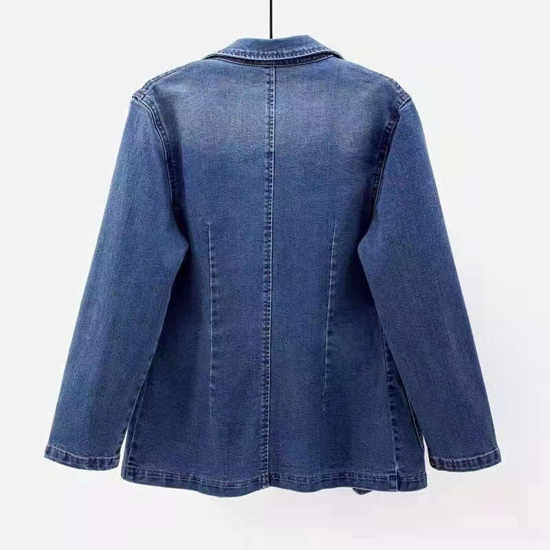 Denim Button Top Jacket