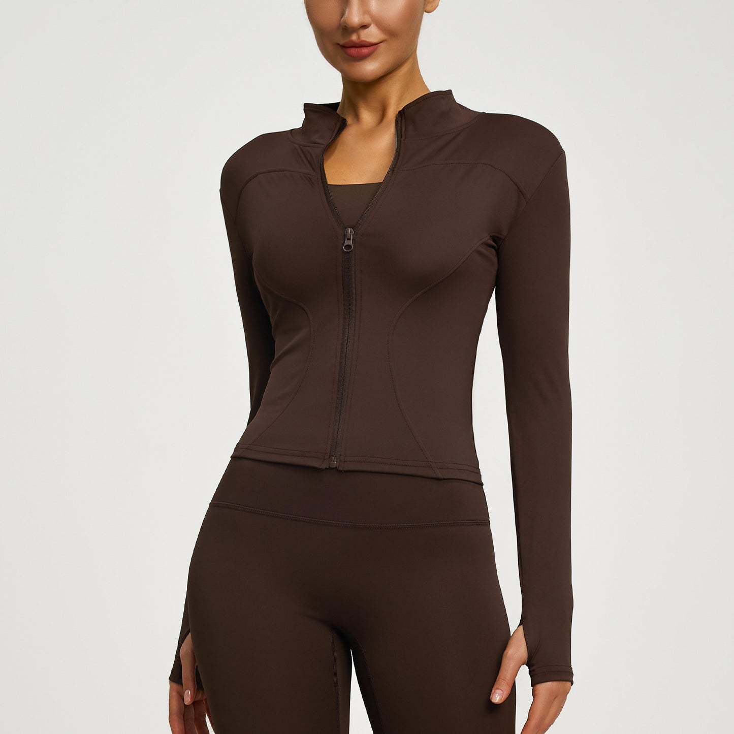 Fashion Casual Slim-fit Yoga Wear Women's Coat