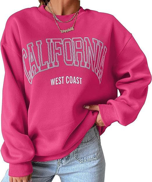 Women's "California" Print Sweatshirt