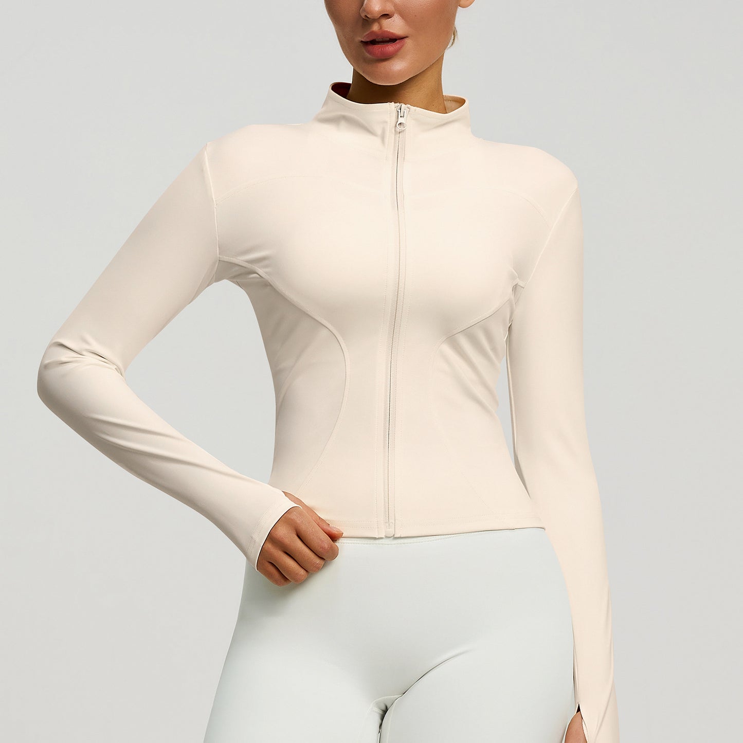 Fashion Casual Slim-fit Yoga Wear Women's Coat