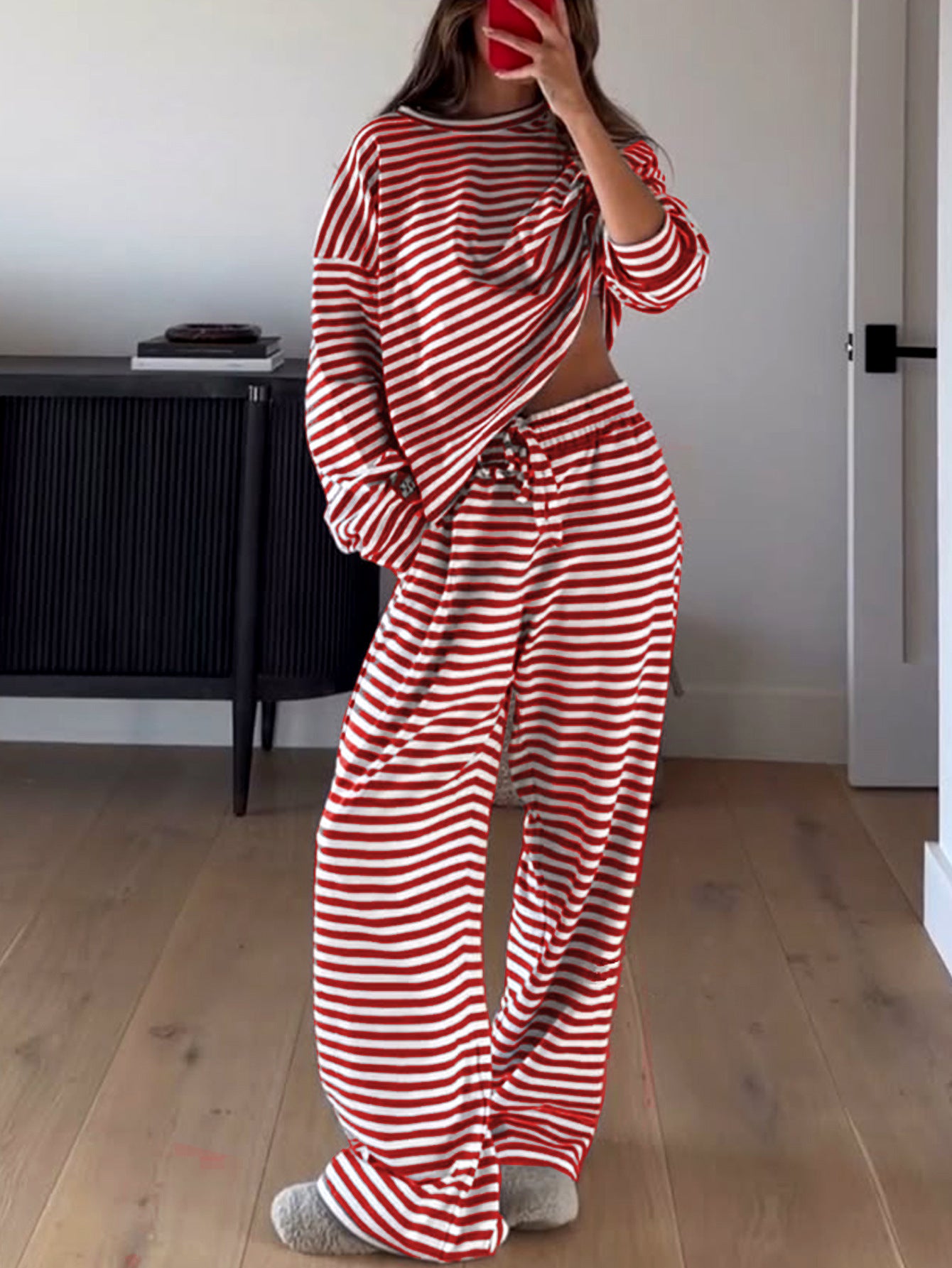 Loose-fitting Womens Homewear Pajamas