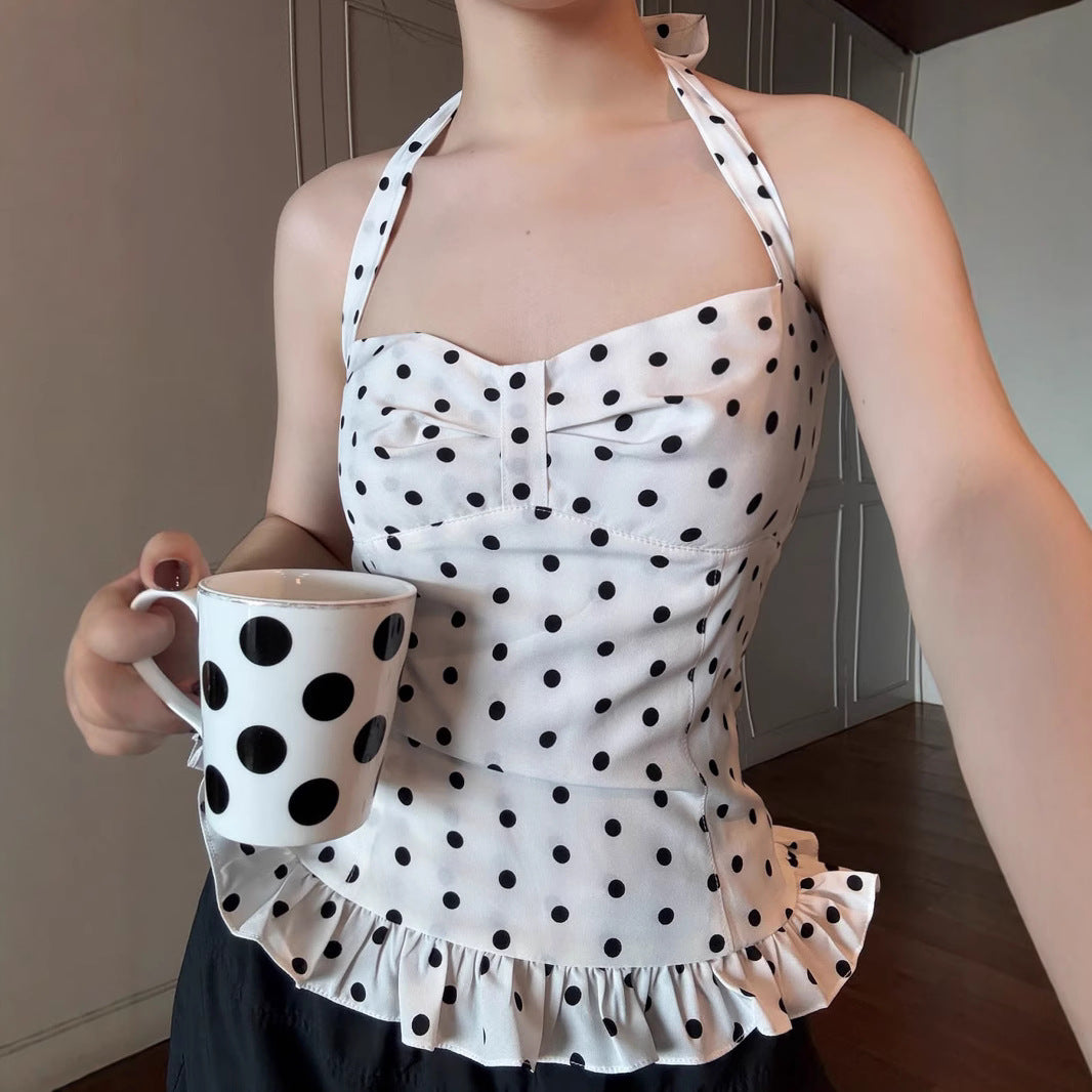 Polka Dot Tube Top Vest Fashion