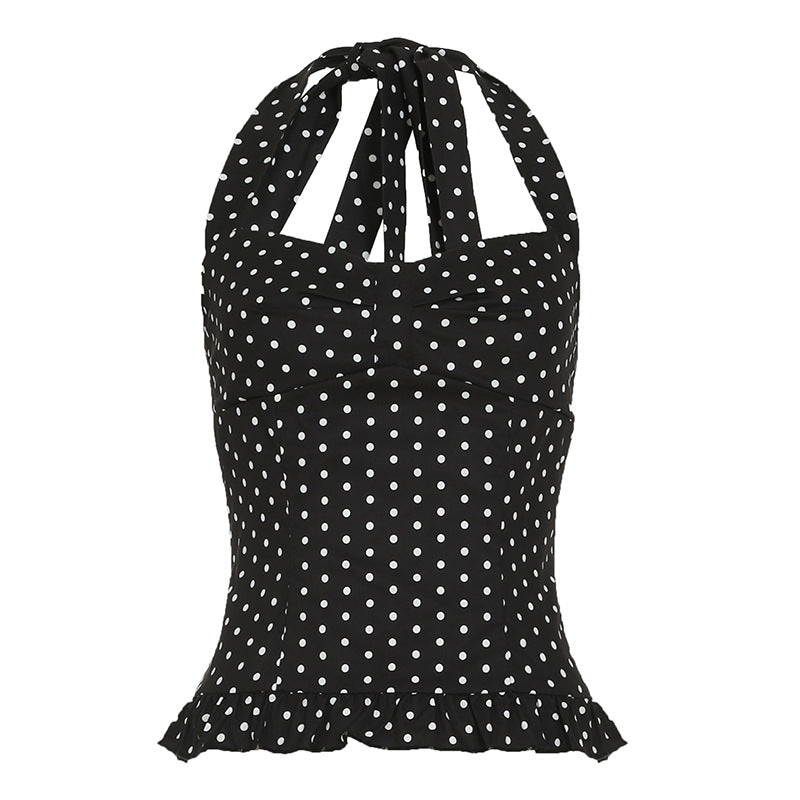 Polka Dot Tube Top Vest Fashion