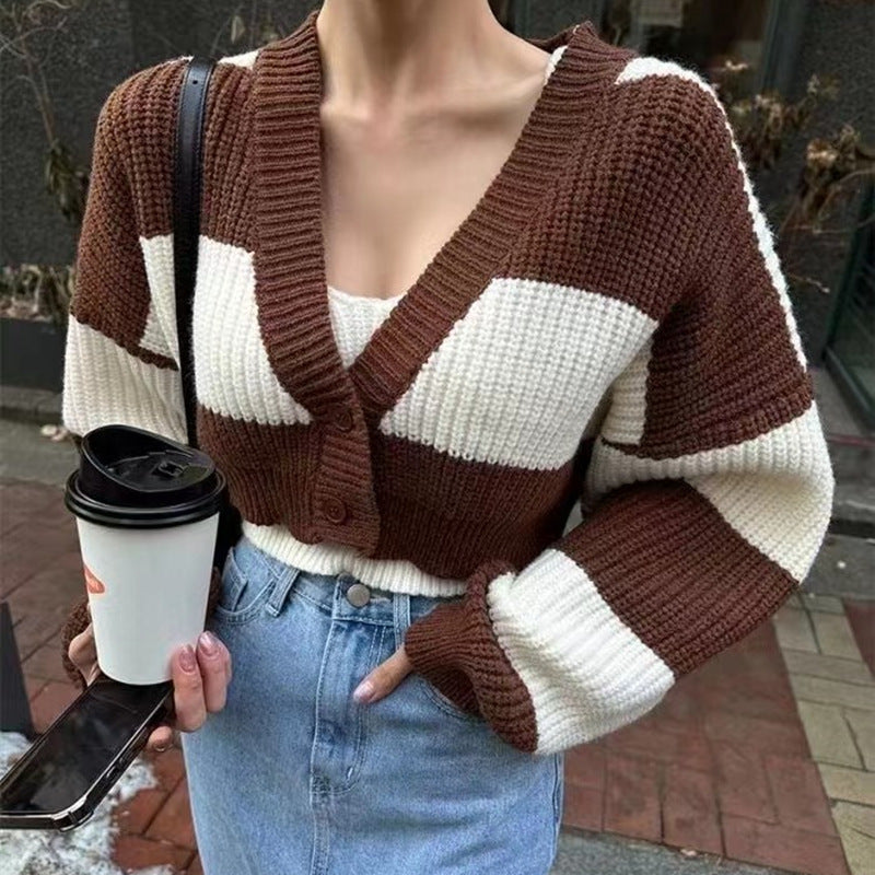 Women's Clothing Knitted Two-piece Sweater