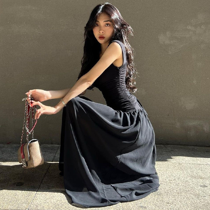 Women's Slim-fit Sweet Elegant Suspender Dress