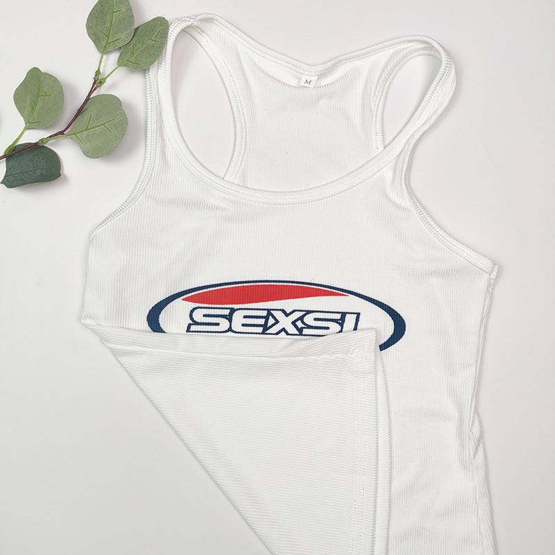 Sleeveless Women's "Sexsi" Top