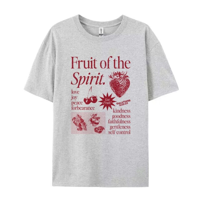 Retro Bible Poem T-shirt For Women