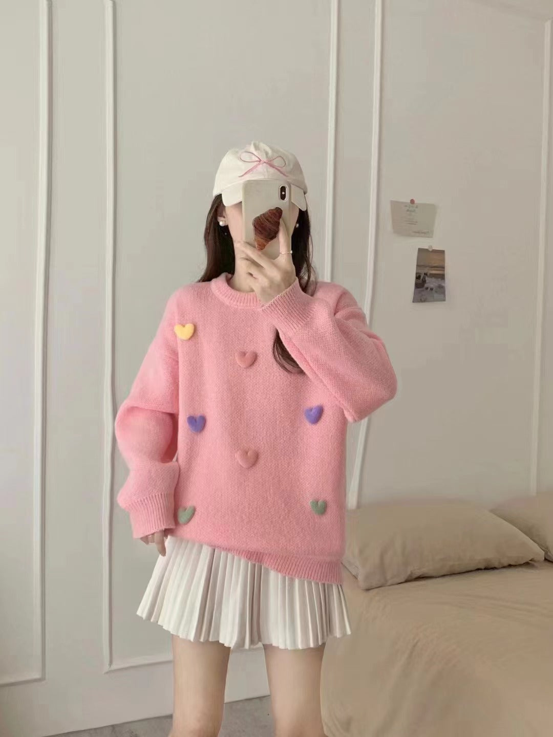 Loose And Sweet Knitted Sweater Pullover Autumn And Winter New