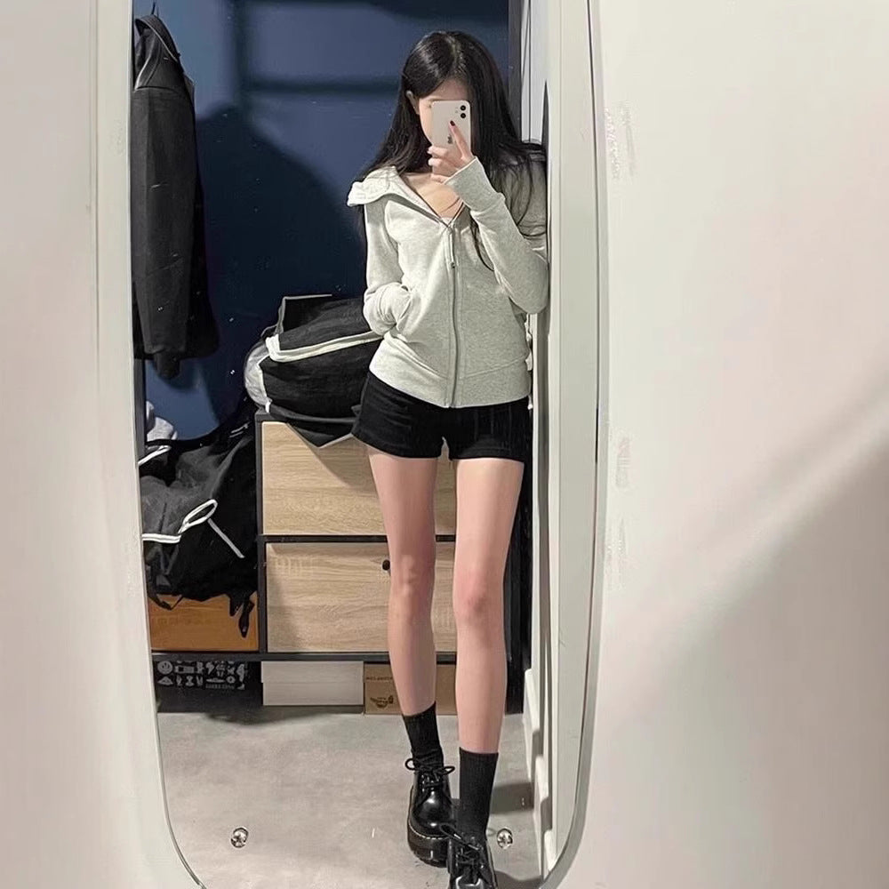 Hooded Zipper Jacket