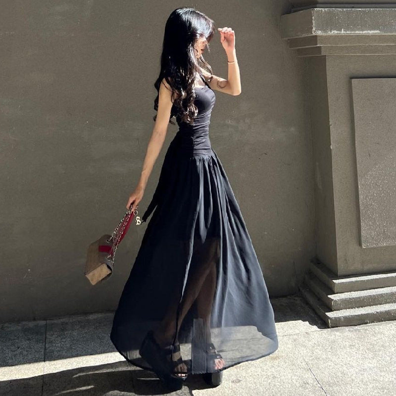 Women's Slim-fit Sweet Elegant Suspender Dress