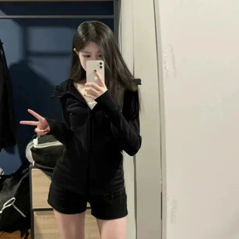 Hooded Zipper Jacket