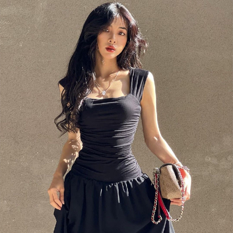 Women's Slim-fit Sweet Elegant Suspender Dress