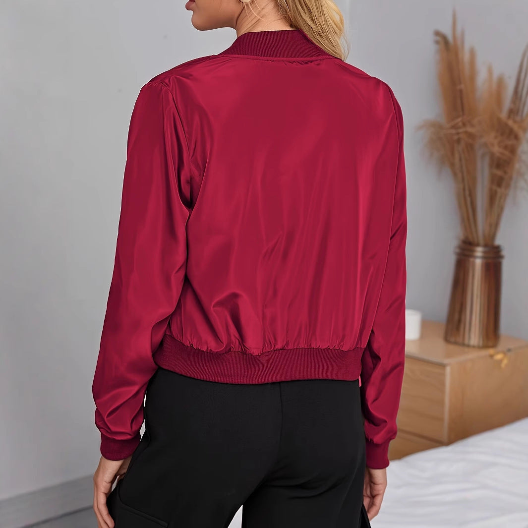 Casual Jacket Niche Zipper Women's Long Sleeve