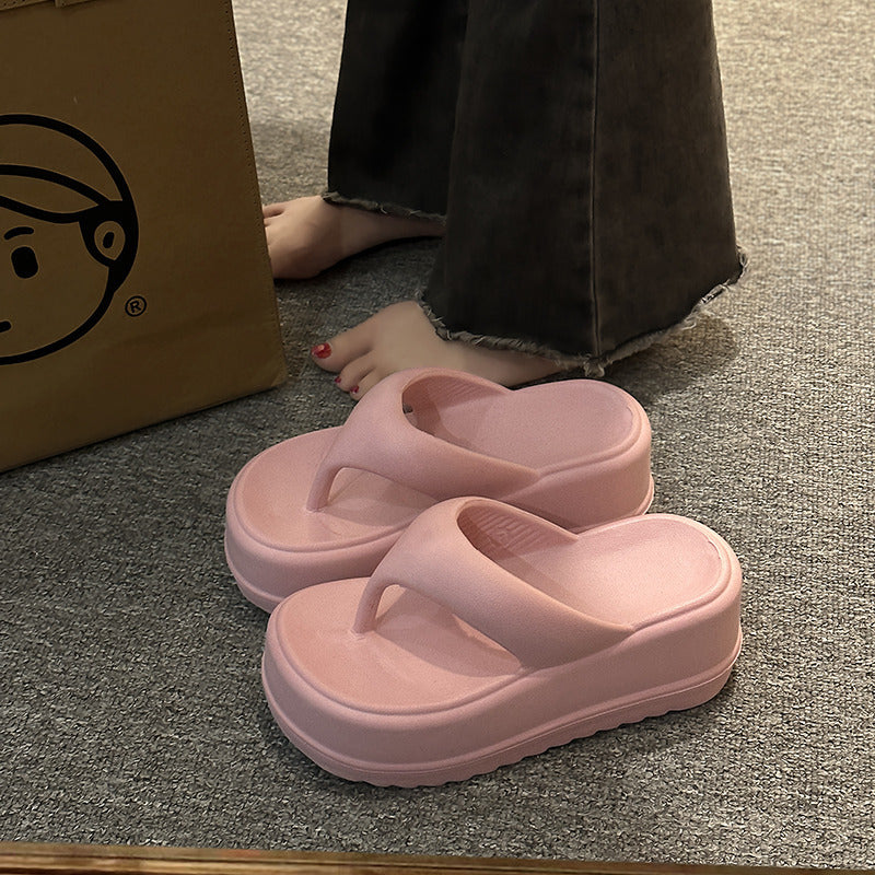 Thick Soled Slippers Women's Summer Outerwear