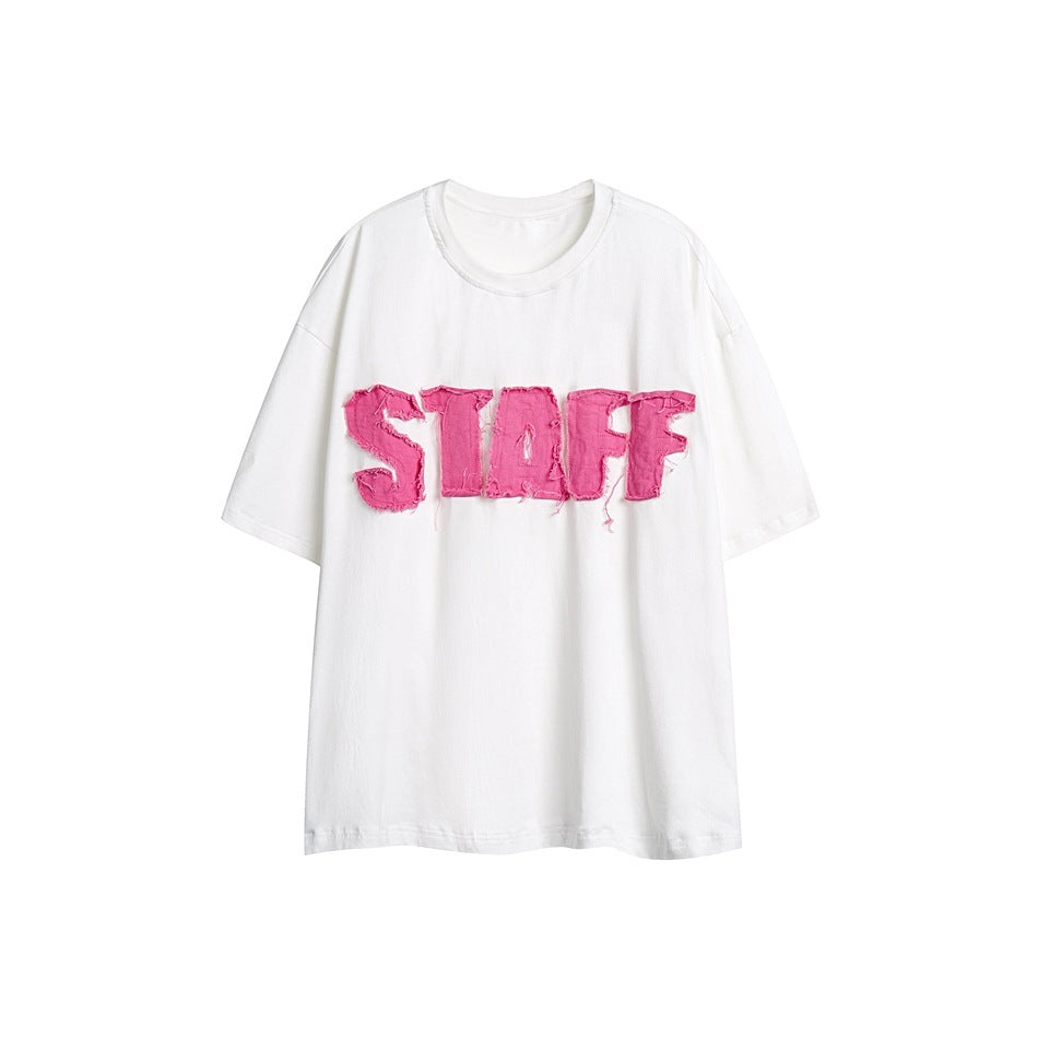 "Staff" Vintage Embroidery Tee