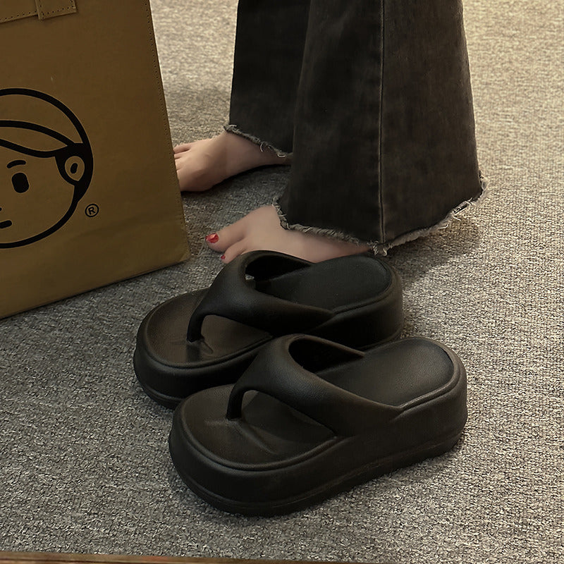 Thick Soled Slippers Women's Summer Outerwear