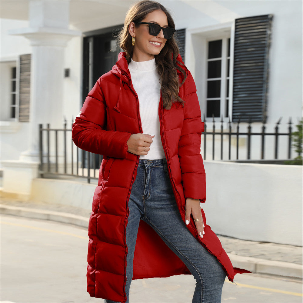 Womens Padded Zip-Up Coat