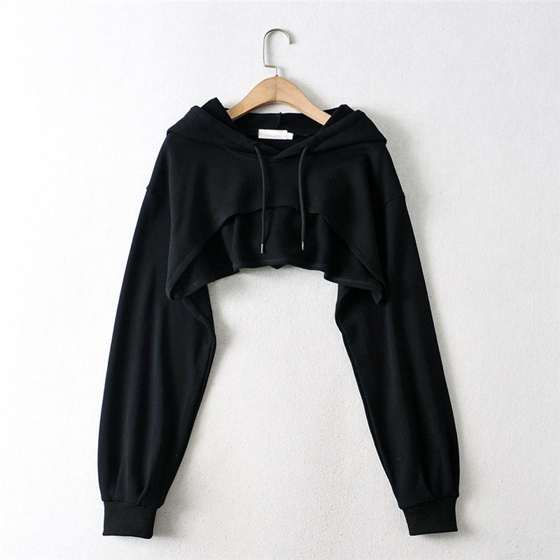 Cropped Long-sleeved Top