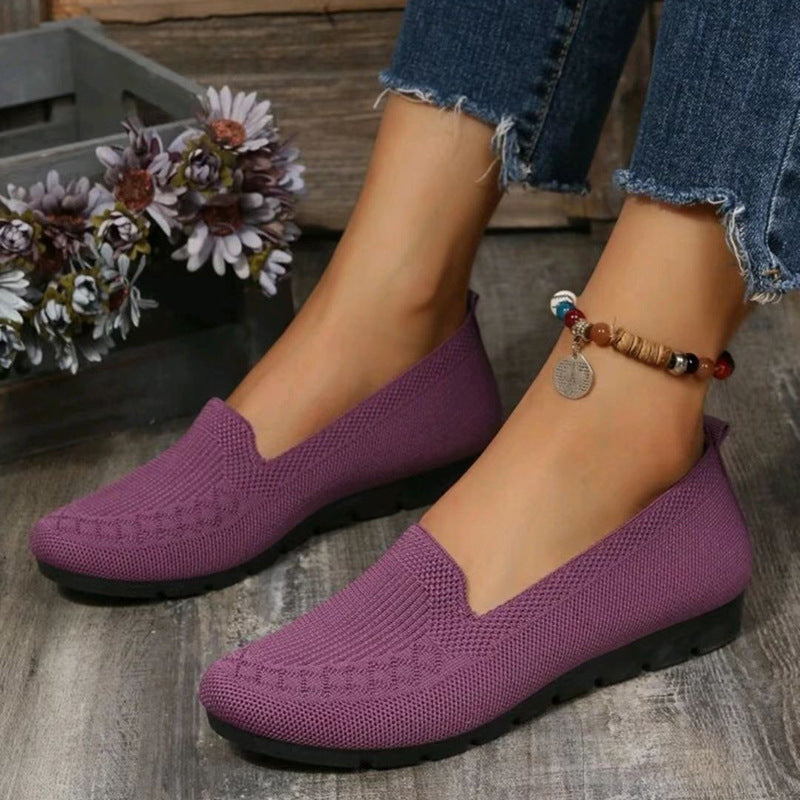 Casual Mesh Flat Toe Loafers Cozy Shoes